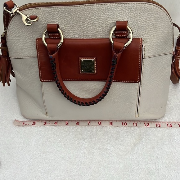 Dooney & Bourke cream satchel bag - Picture 14 of 16